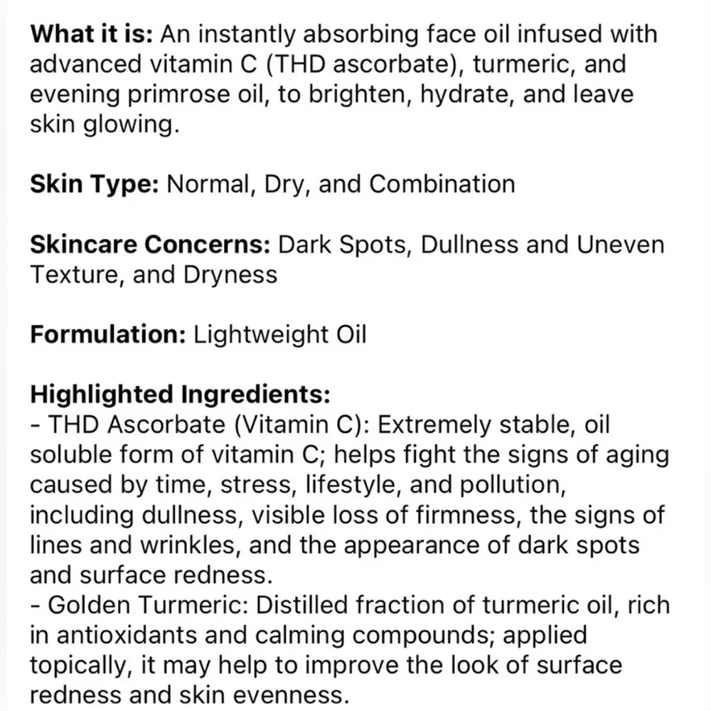 Sunday Riley - C.E.O. Glow Vitamin C + Turmeric Face Oil - 2 x 5 ml (10ml total)